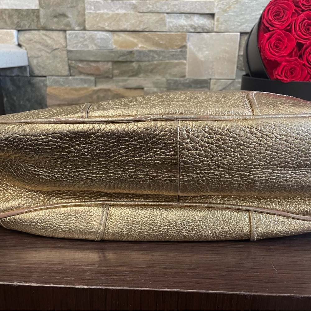 💯 Authentic Gold deerskin Prada hobo bag with Gold hardware - Picture 3 of 10